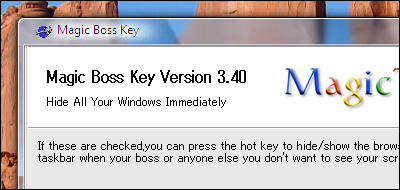Magic Boss Key のスクリーンショット