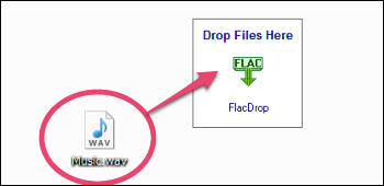 Wavとflacをドラッグ ドロップで簡単に相互変換できるソフト Flacdrop フリーソフトラボ Com